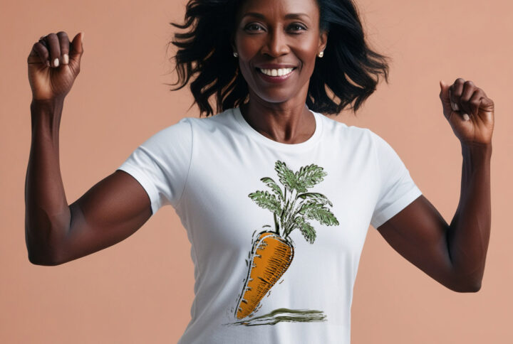 Carrot Cool Stylish T-Shirt Featuring a Trendy Carrot Design