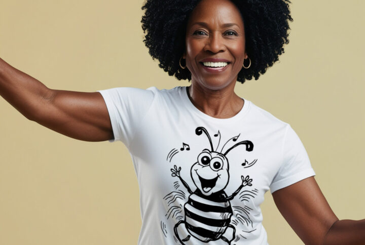 Unique Beetle Buzz t-shirt showcasing a stunning beetle design