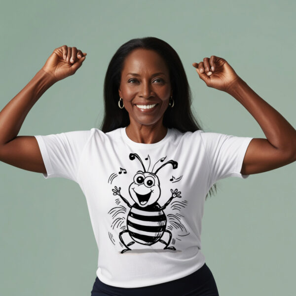 Small Beetle Buzz t-shirt showcasing a stunning beetle design