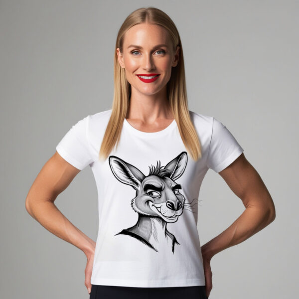 Hop Along Kangaroo Graphic T-shirt