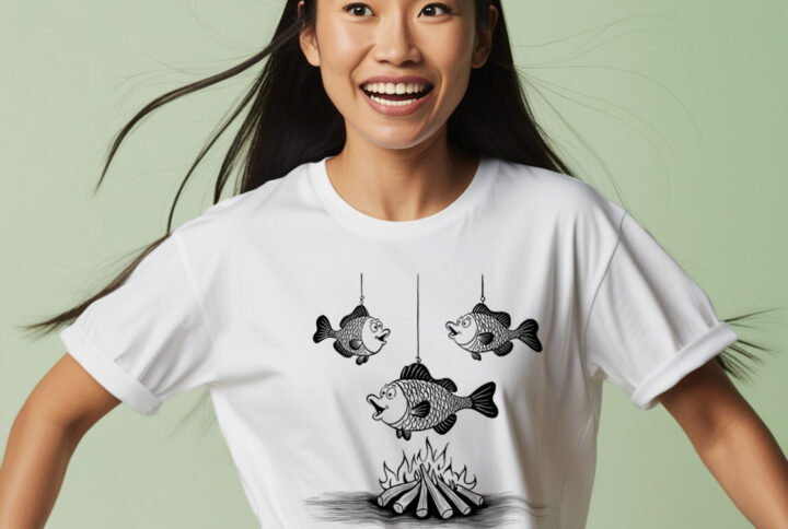 Fin-tastic Fun T-shirt with Cute Fish Twist