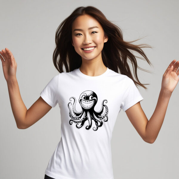 Deep Sea Fright - The Scary Octopus T-shirt