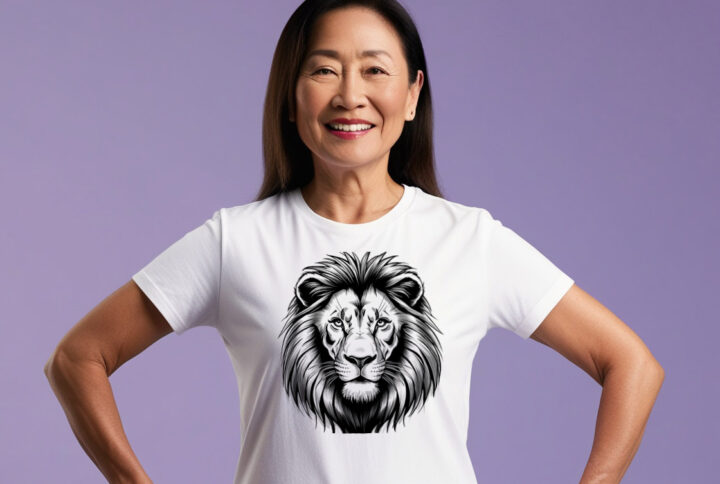 King of the Jungle Cool T-shirt Featuring Lion Head Who Is the Boss