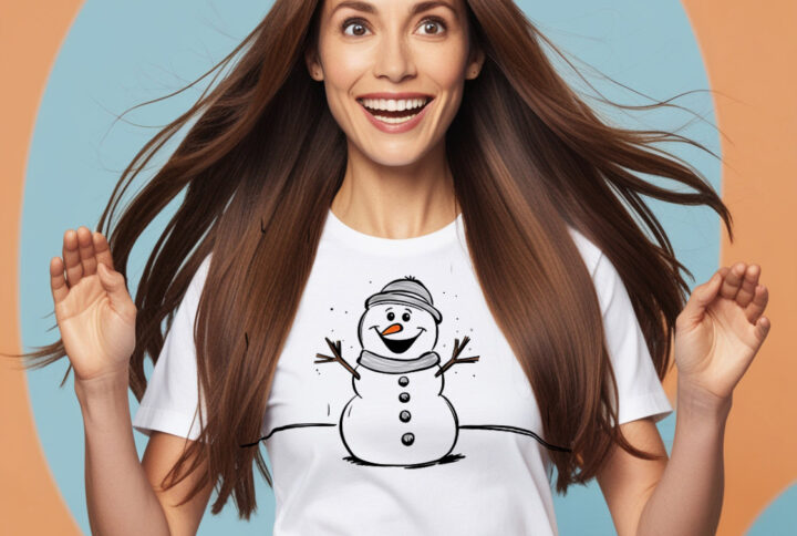 Let It Snow Let It Show Winter T-shirt