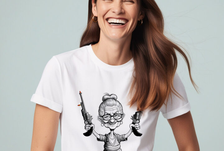 Fearsome Elder - Creepy Old Woman Holding Dual Weapons