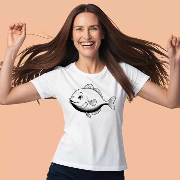 Splash of Cuteness Wear Your Favorite Fish T-shirt (Small)