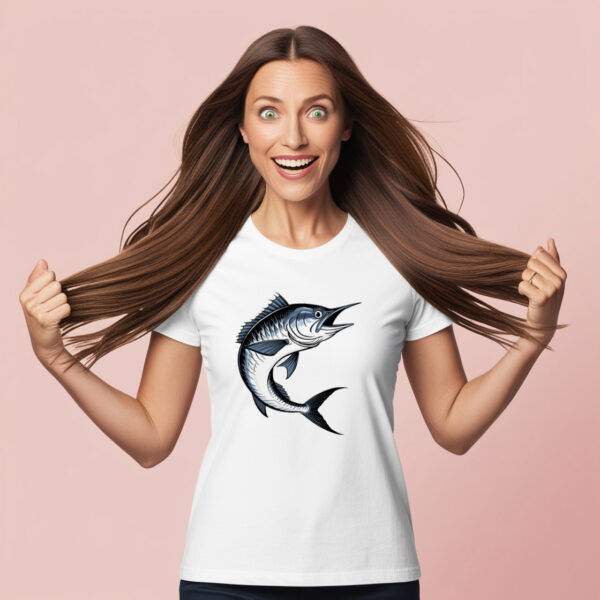 Medium size Adorable Aquatics T-shirt with a playful fish design