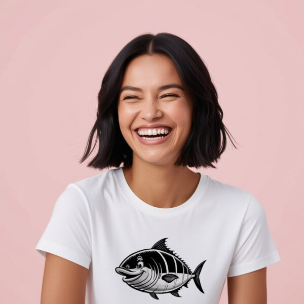 Fishing Giant Trendy T-shirt in Small Size