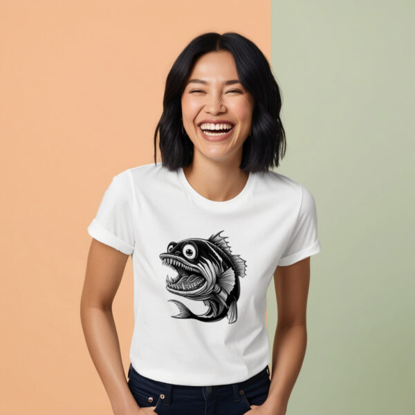 Sea King Powerful T-shirt with a Grand Fish Design