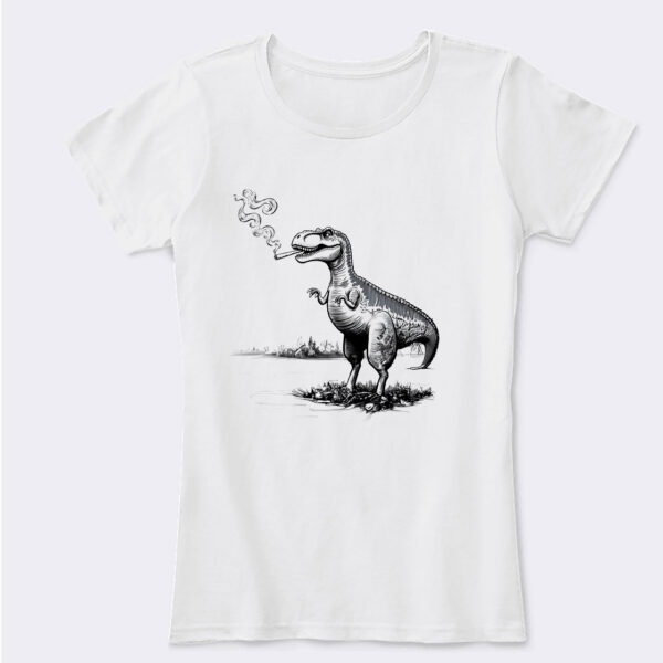 Chilled Dino Smoky Style Crew Neck T-shirt