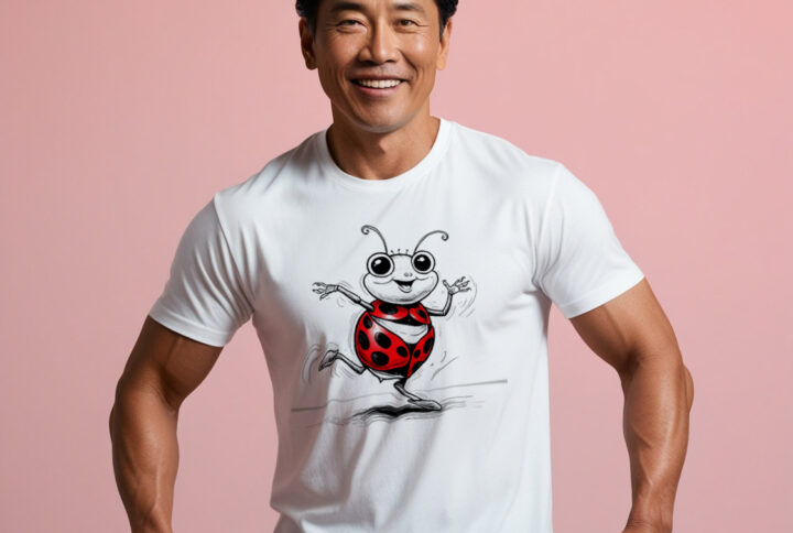 Cute as a Love Bug T-shirt with an Endearing Bug Design