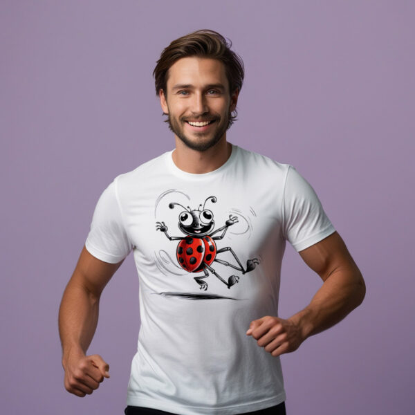 Heartwarming Love Bug T-shirt that spreads smiles and joy