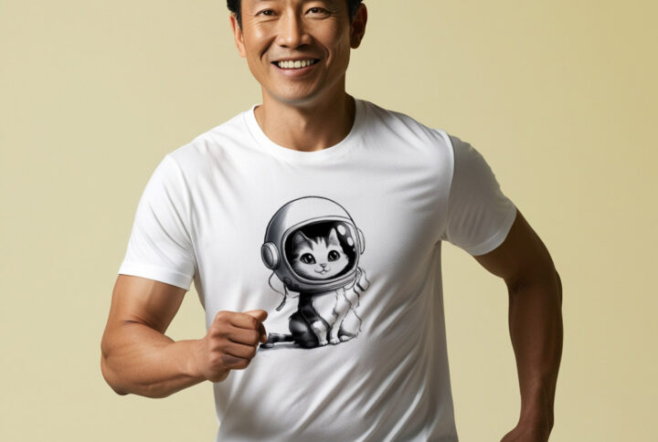 Galactic Kitty Cat T-shirt