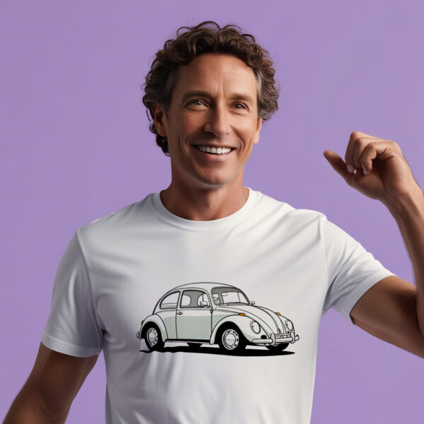 Vintage VW vibes t-shirt with a cute car design for classic car enthusiasts