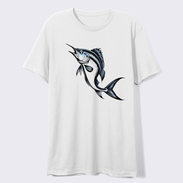 Big fish graphic on Catch of the Day T-shirt