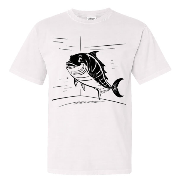 Reel Power Eye Catching T-shirt Featuring a Massive Fish