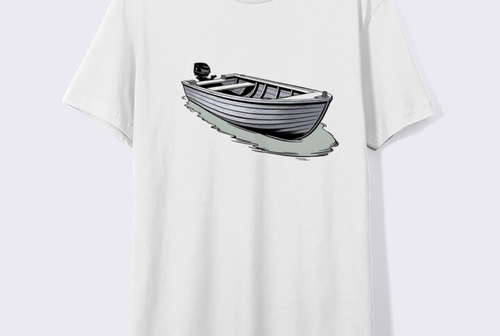 Sail Away Classic Crew Neck T-shirt with a Stunning Sailboat Graphic