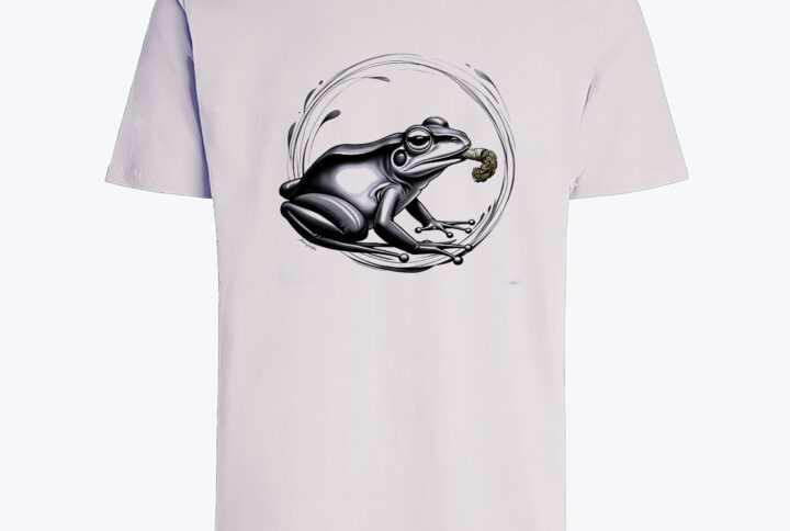 Chill Frog Smoky Style Crew Neck T-shirt