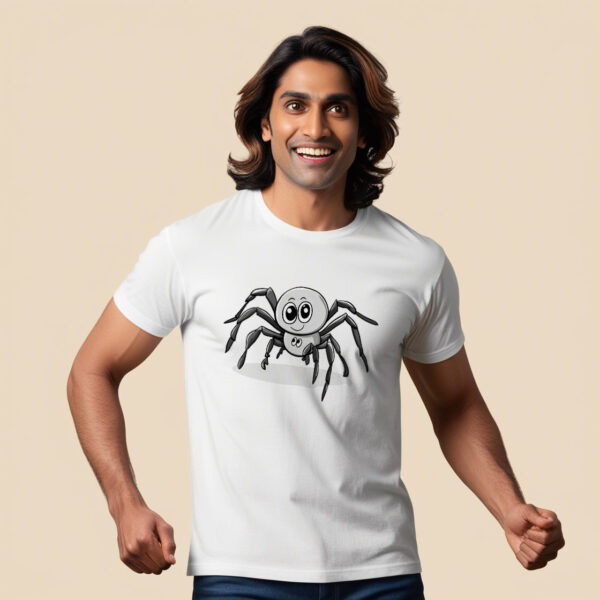 Adorable spider design on a classic tee