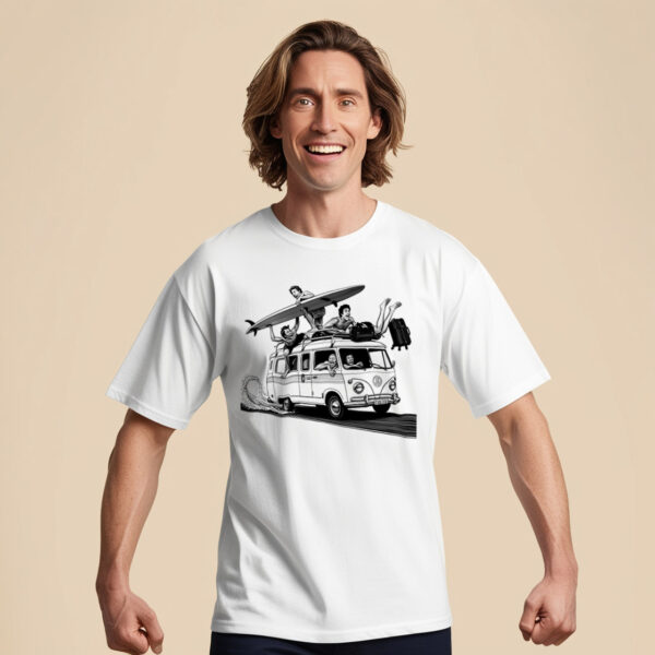 Retro Surf Van Vibes Graphic Tee